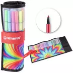 STABILO Pen 68 feutre ARTY, set de rouleaux de 25 pièces, assorti