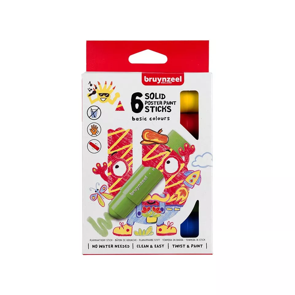 Bruynzeel Kids gouache sticks,...