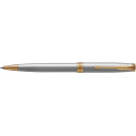 Parker Sonnet stylo à bille, Stainless Steel GT, moyenne, en boîte-cadeau