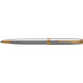 Parker Sonnet stylo à bille, Stainless Steel GT, moyenne, en boîte-cadeau