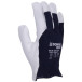 DONAU SAFETY gants de travail, blanc-bleu, L, taille 9