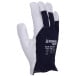 DONAU SAFETY gants de travail, blanc-bleu, S, taille 7