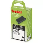 Trodat Replacement Ink Pad for Stamp 4750/4755 Black Pack of 3