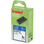 Trodat tampon encreur de rechange, pour cachet 4912, blister de 3 pièces, bleu