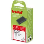 Trodat vervangkussen, voor stempel 4911/4820/4822/4846, blister van 3 stuks, rood