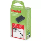 Trodat Replacement Ink Pad for Stamp 4913 Red Pack of 3