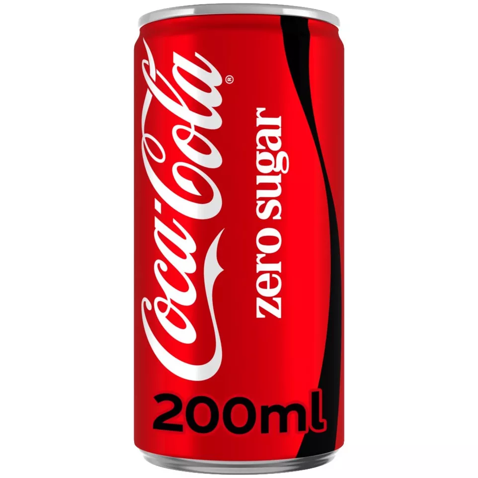 Coca-Cola Zero frisdrank, mini blik...
