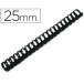 Q-CONNECT bindrug 25mm 21 rings 50 stuks zwart