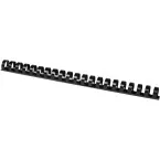 Q-CONNECT peignes 18mm 21 boucles 50 pièces noir