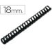 Q-CONNECT peignes 18mm 21 boucles 50 pièces noir