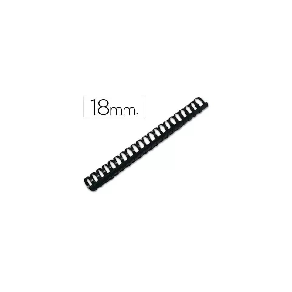 Q-CONNECT bindrug 18mm 21 rings 50...
