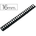 Q-CONNECT peignes 16mm 21 boucles 50 pièces noir