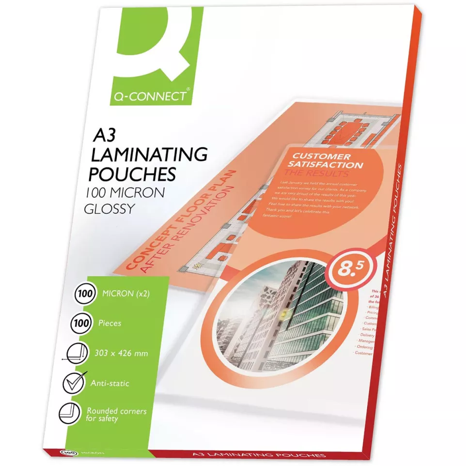 Q-CONNECT Laminating Pouches A3 2 x...