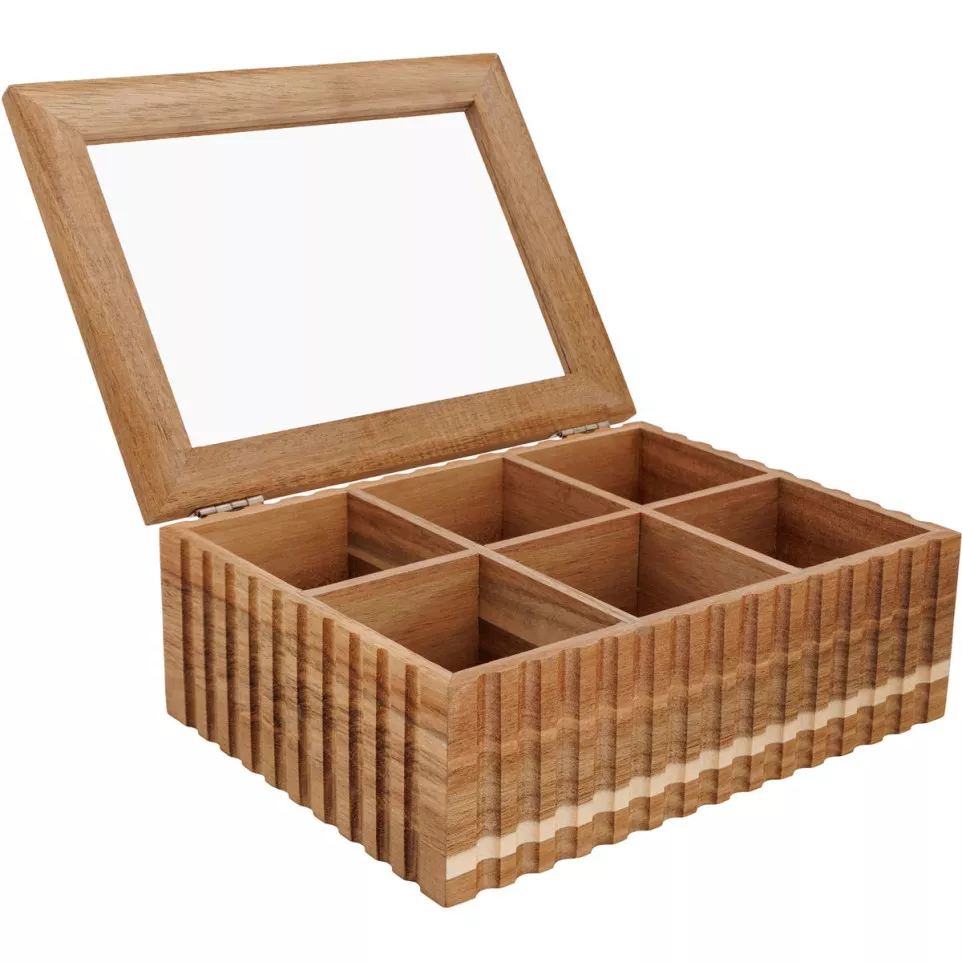 Cosy & Trendy theedoos, uit acacia