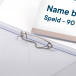 Europel Badge with Pin 90 x 60 mm Pack of 24
