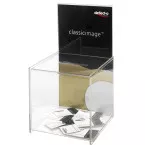 Deflecto boîte à idées avec un présentoir de documents, ft 33,8 x 21,5 x 21,3 cm