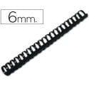 Q-CONNECT peignes 6mm 21 boucles 100 pièces noir