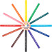 BIC Kids Evolution Triangle Colouring Pencils 12 Pack Cardboard Box
