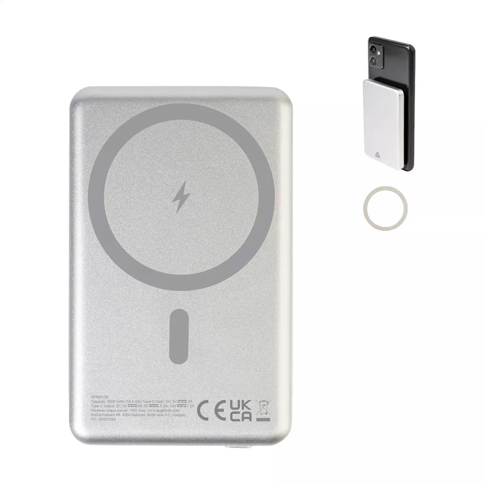 RaluLux silver  power bank 