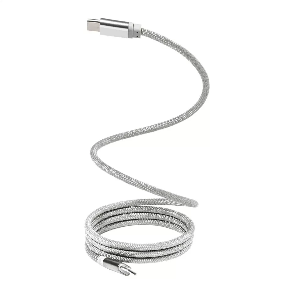 Magsle silver  magnetic 60W USB-C cable 