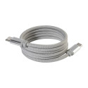 Magsle silver  magnetic 60W USB-C cable 
