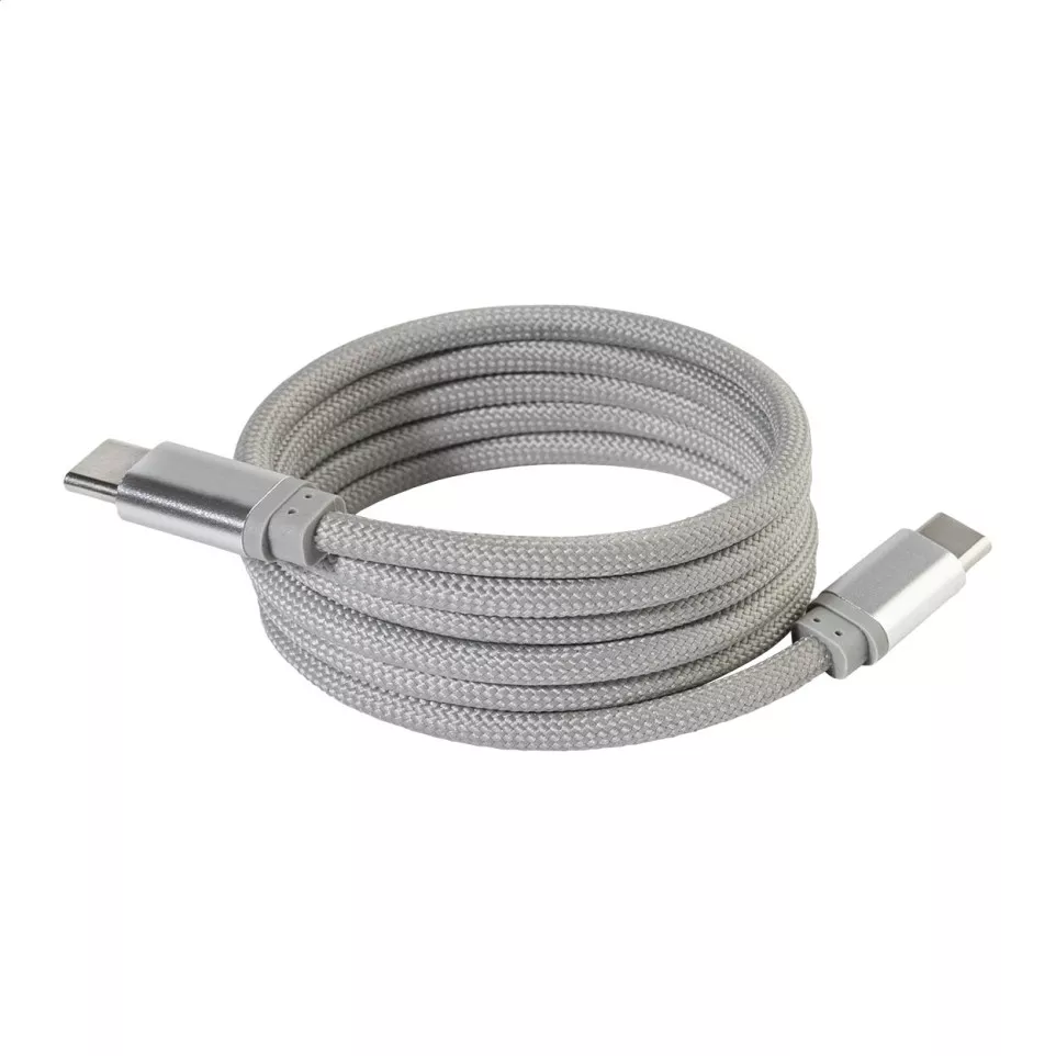 Magsle silver  magnetic 60W USB-C cable 