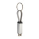 Keycab silver  keyring 60W USB-C cable 