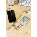 Keycab silver  keyring 60W USB-C cable 