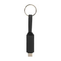 Keycab noir  porte-clés câble USB-C 60 W  
