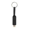 Keycab zwart  sleutelhanger 60W USB-C kabel 