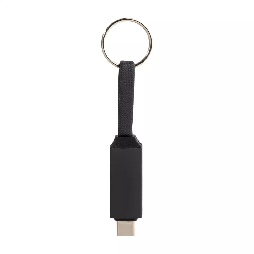 Keycab noir  porte-clés câble USB-C...