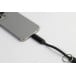 Keycab zwart  sleutelhanger 60W USB-C kabel 