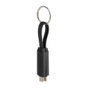 Keycab black  keyring 60W USB-C cable 