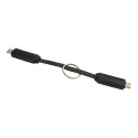 Keycab zwart  sleutelhanger 60W USB-C kabel 