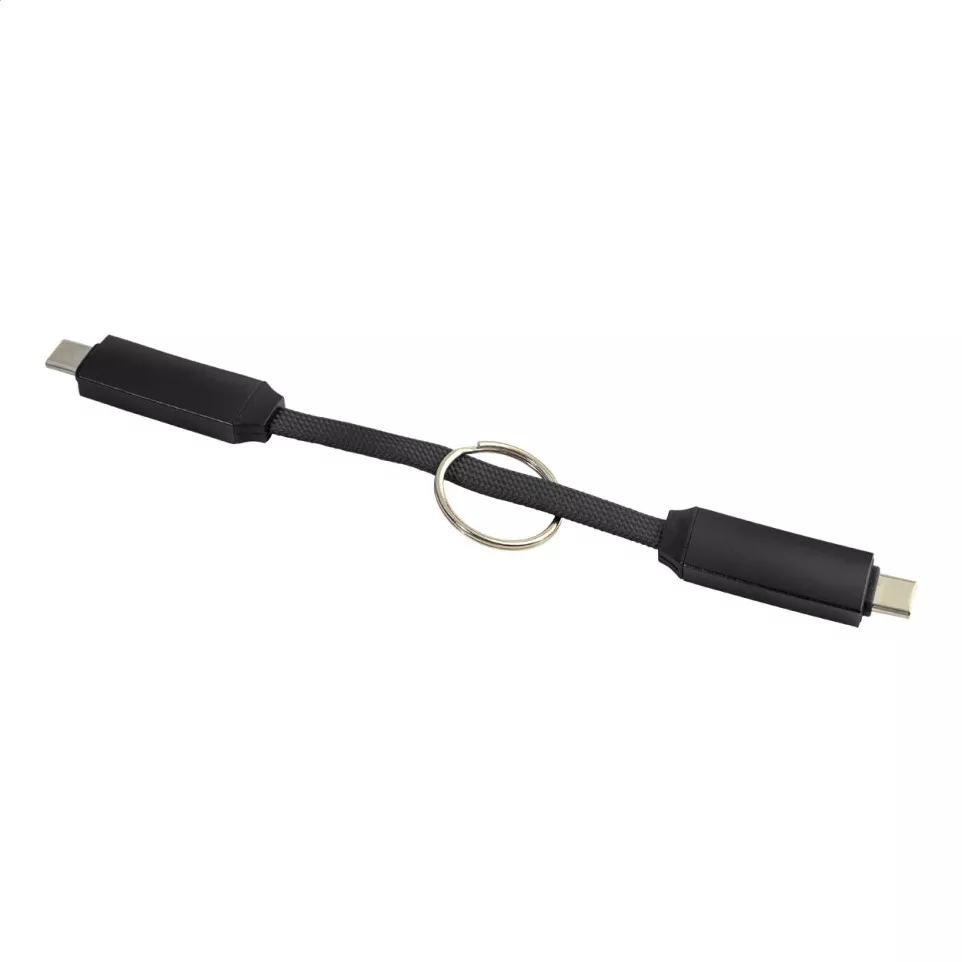 Keycab noir  porte-clés câble USB-C...