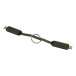 Keycab dark green  keyring 60W USB-C cable 