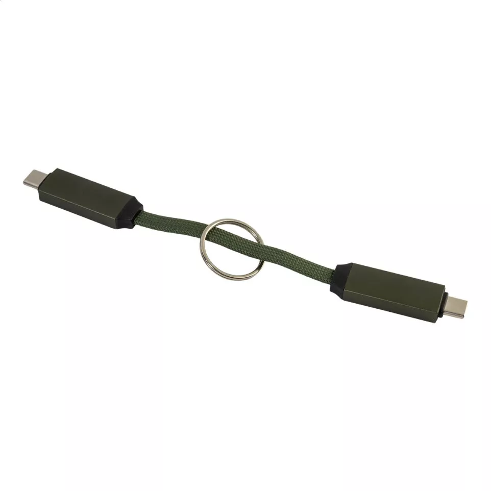Keycab dark green  keyring 60W USB-C...