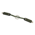 Keycab dark green  keyring 60W USB-C cable 