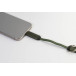 Keycab vert foncé  porte-clés câble USB-C 60 W  