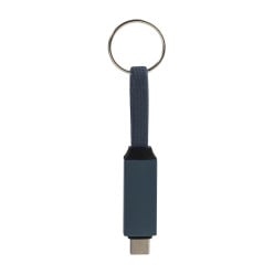 Keycab dark blue  keyring 60W USB-C cable 
