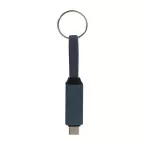 Keycab dark blue  keyring 60W USB-C cable 