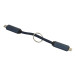 Keycab dark blue  keyring 60W USB-C cable 