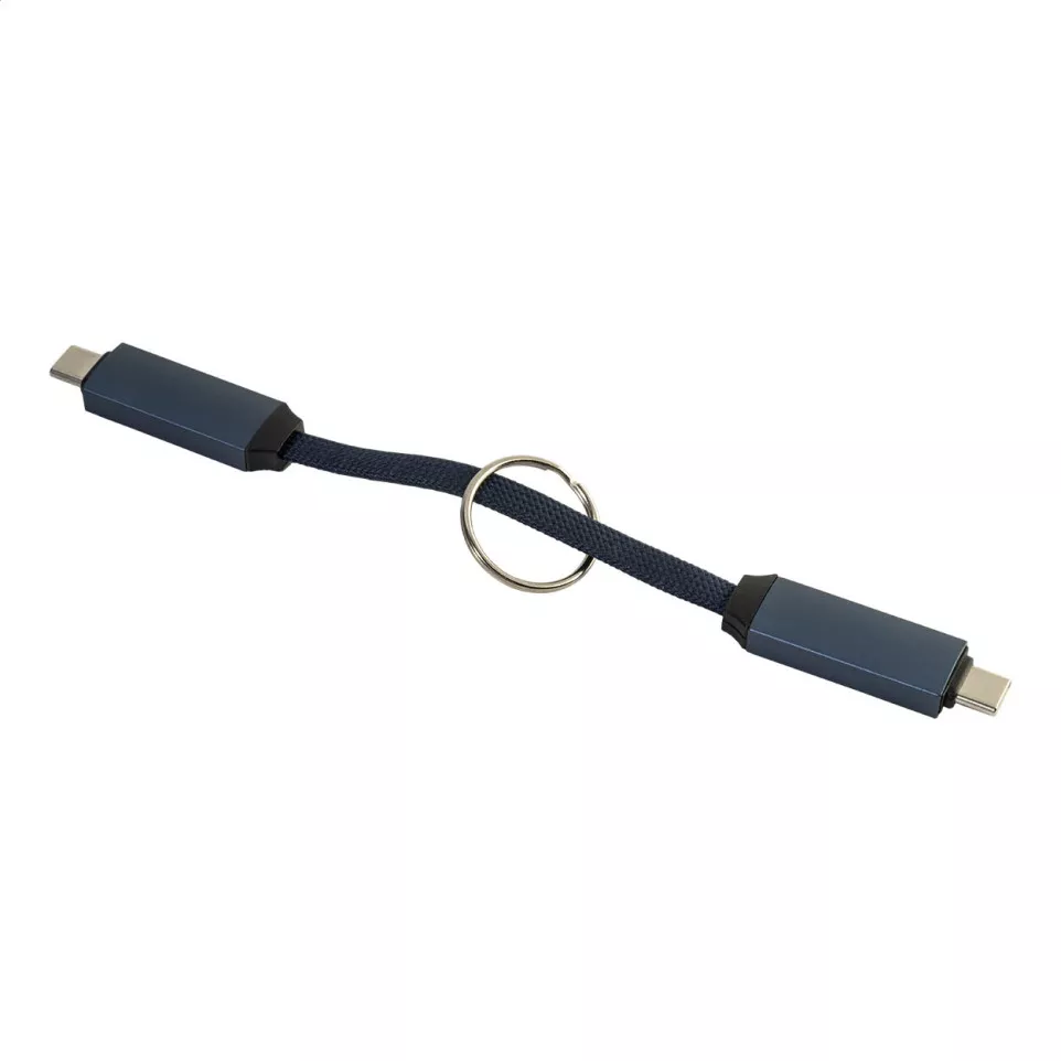 Keycab dark blue  keyring 60W USB-C...