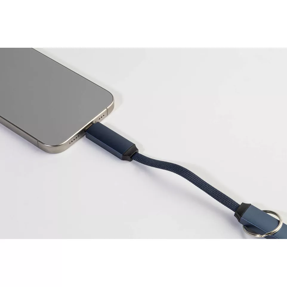 Keycab bleu foncé  porte-clés câble...