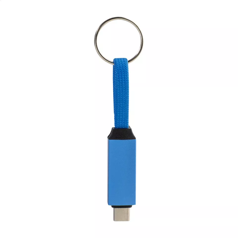 Keycab bleu  porte-clés câble USB-C...