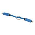 Keycab bleu  porte-clés câble USB-C 60 W  