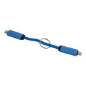 Keycab bleu  porte-clés câble USB-C 60 W  