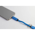 Keycab bleu  porte-clés câble USB-C 60 W  