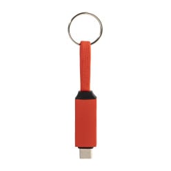 Keycab red  keyring 60W USB-C cable 