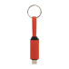 Keycab rouge  porte-clés câble USB-C 60 W  
